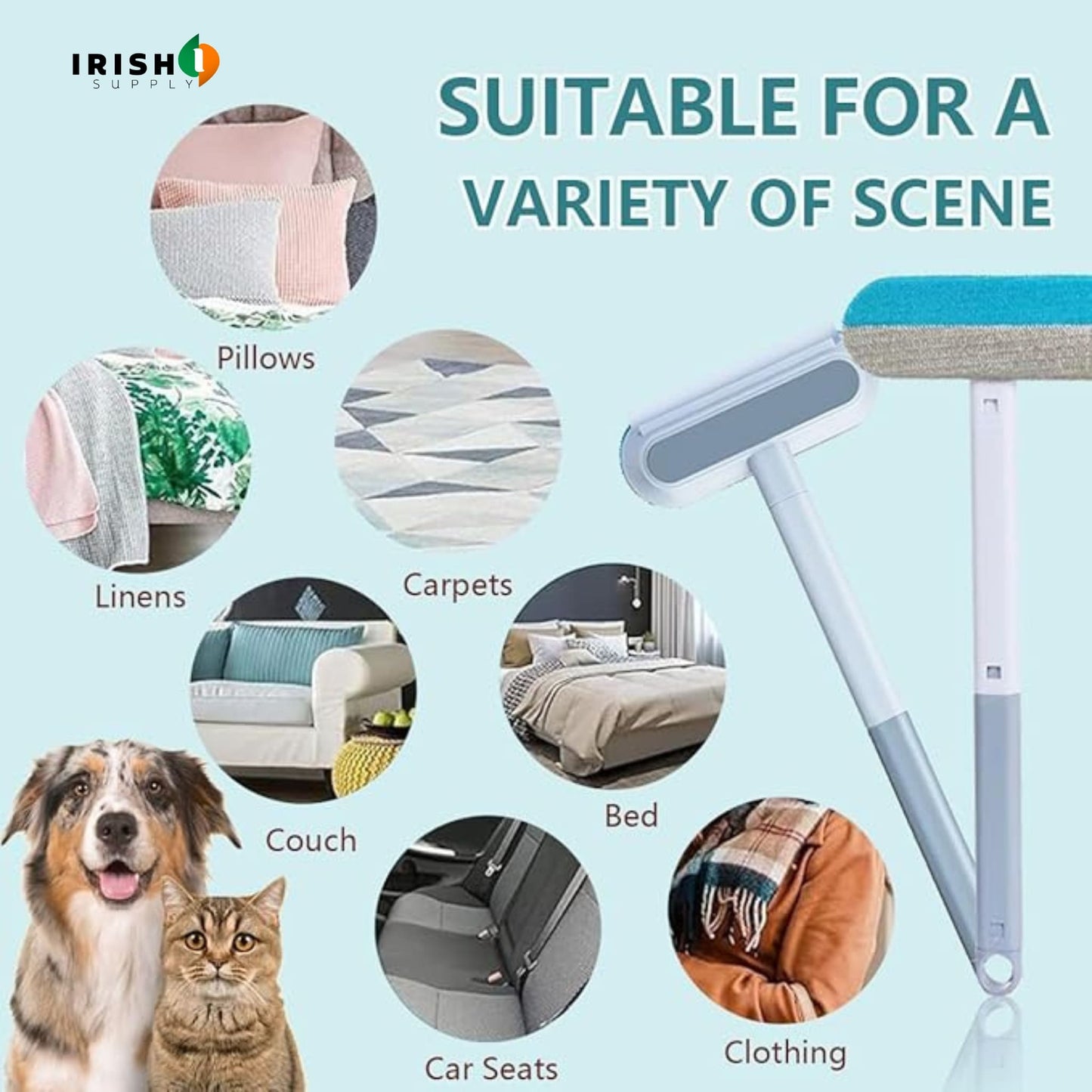 FURVYBE Multi-Function Pet Brush Tool
