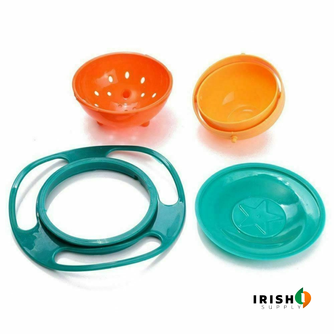 TWISTYTOTS Spill-Proof Gyro Bowl for Kids