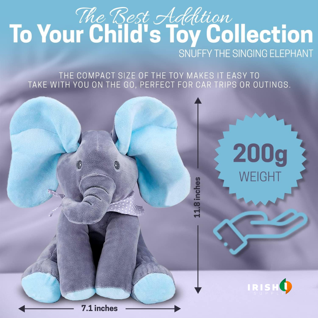 LILGIGGLE Elephant Singing Plush Toy