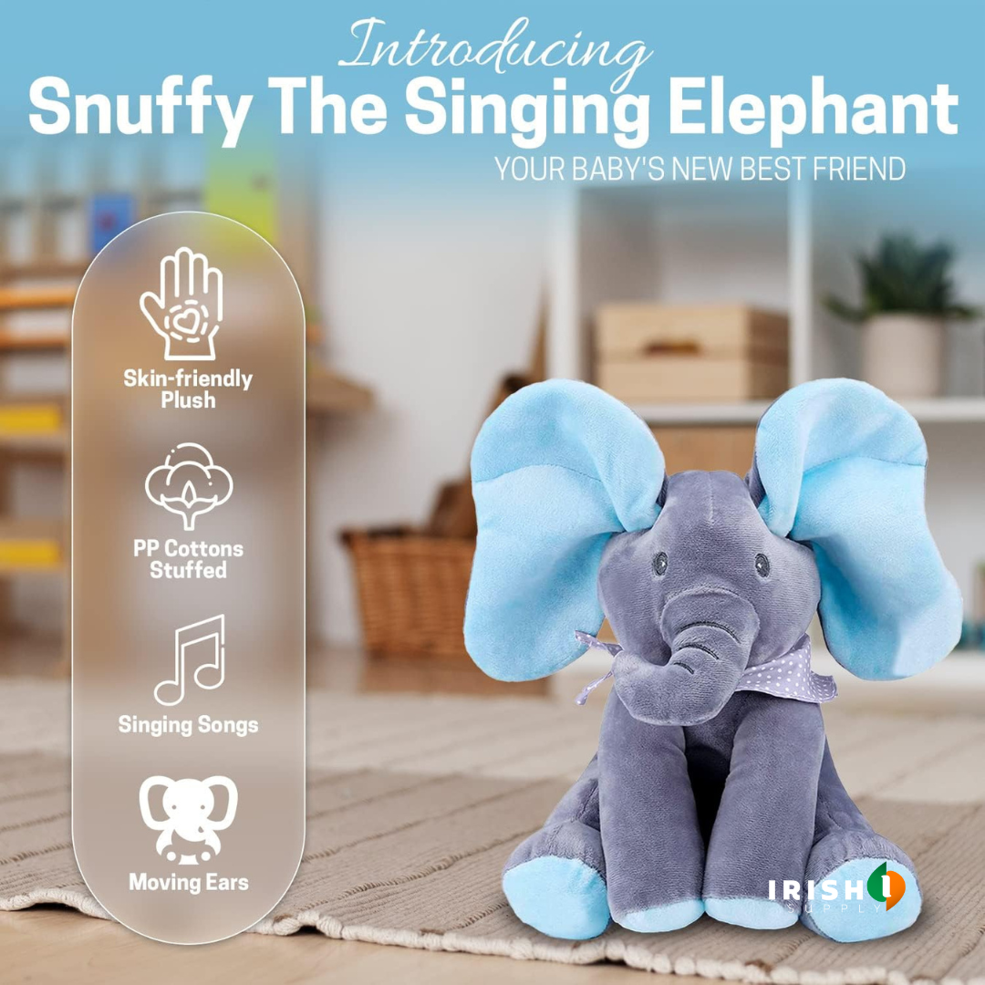 LILGIGGLE Elephant Singing Plush Toy
