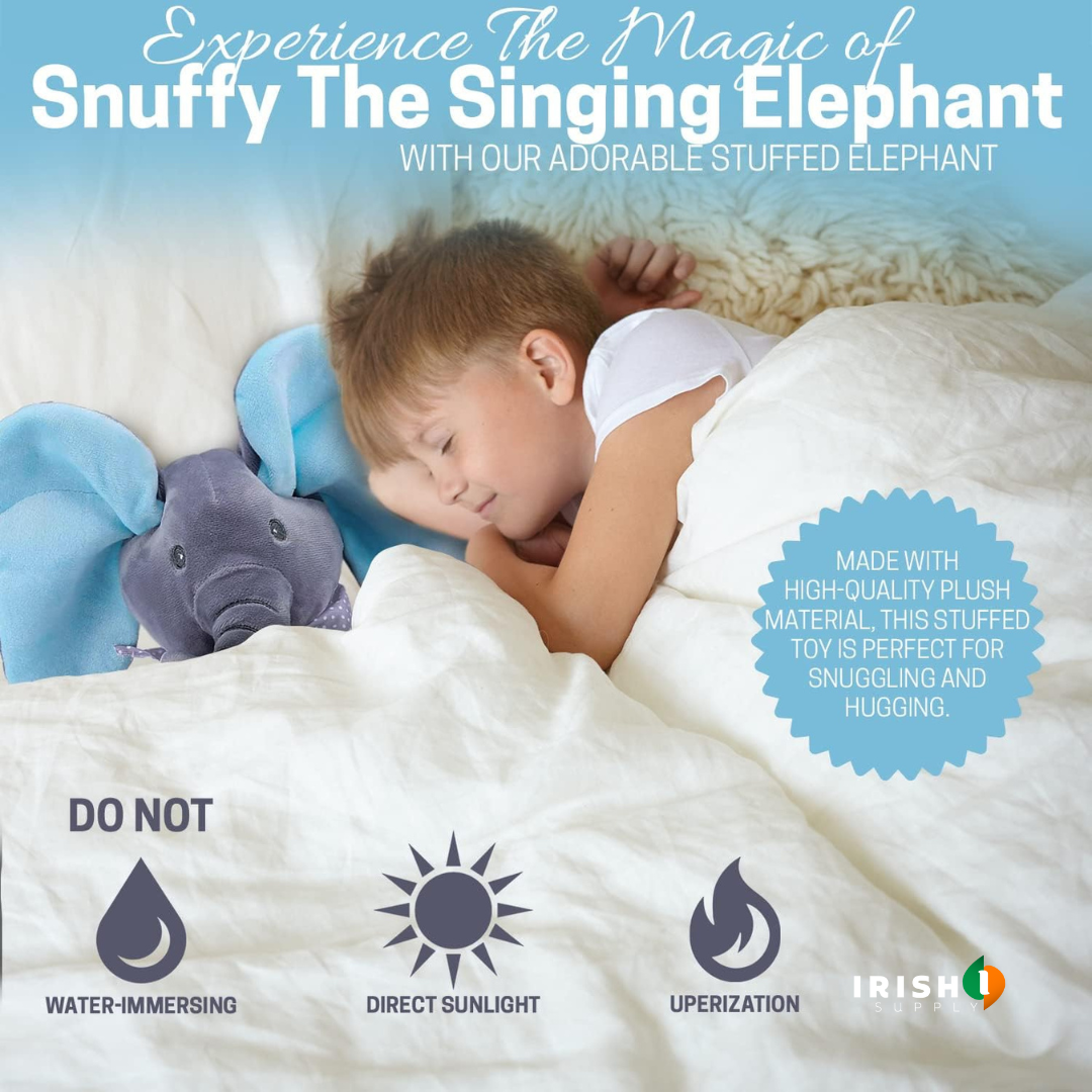 LILGIGGLE Elephant Singing Plush Toy