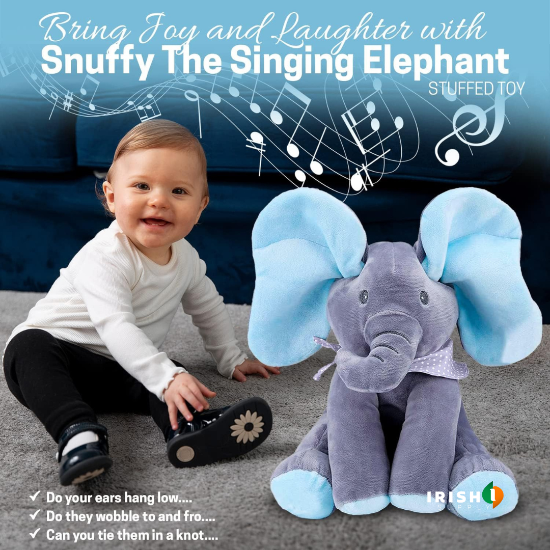 LILGIGGLE Elephant Singing Plush Toy