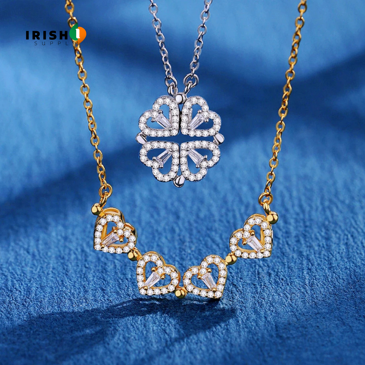 MAGNILOVE Magnetic Love Clover Necklace