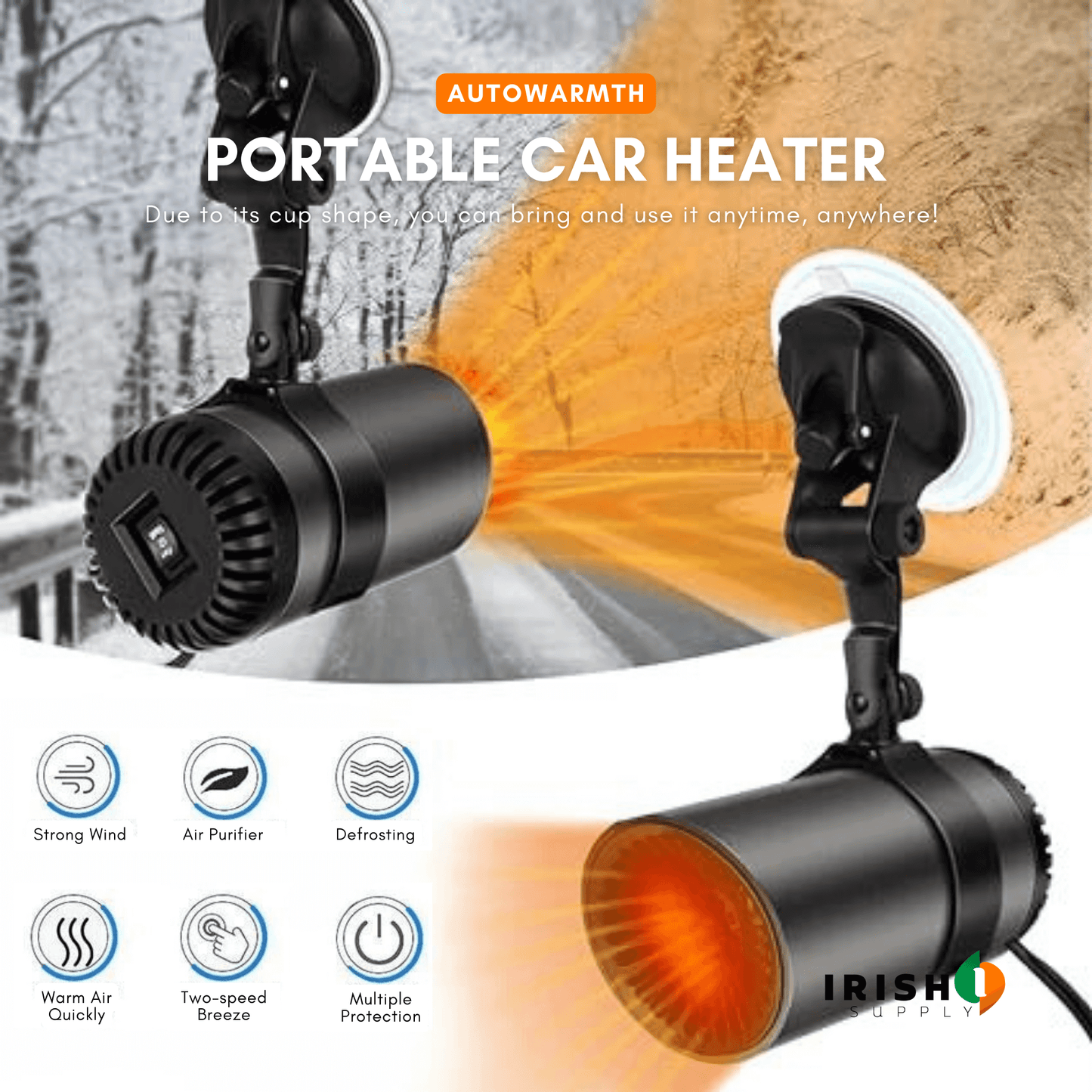 CLEARVUE™  Car Defroster Heater for Winter