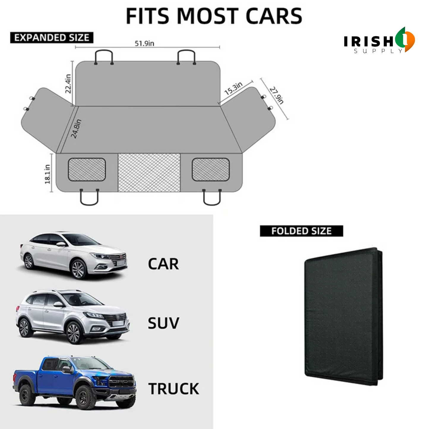 BARKSHIELD Car Seat Cover for Pets