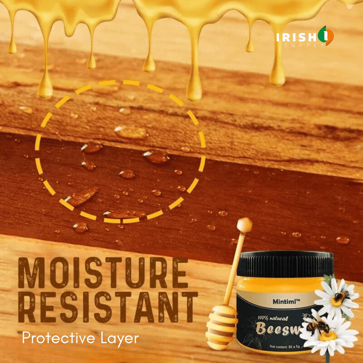 PUREPOLISH Wood Furniture Polishing Beeswax