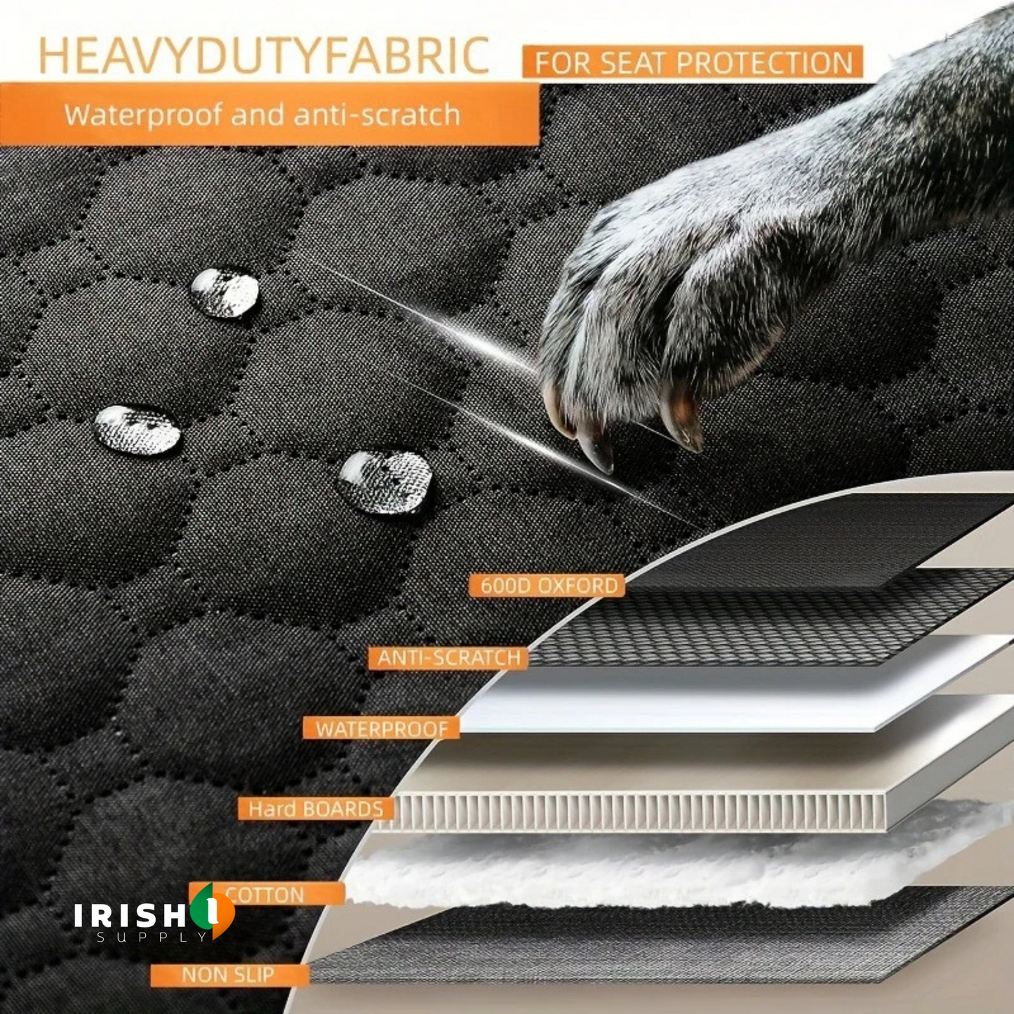 BARKSHIELD Car Seat Cover for Pets