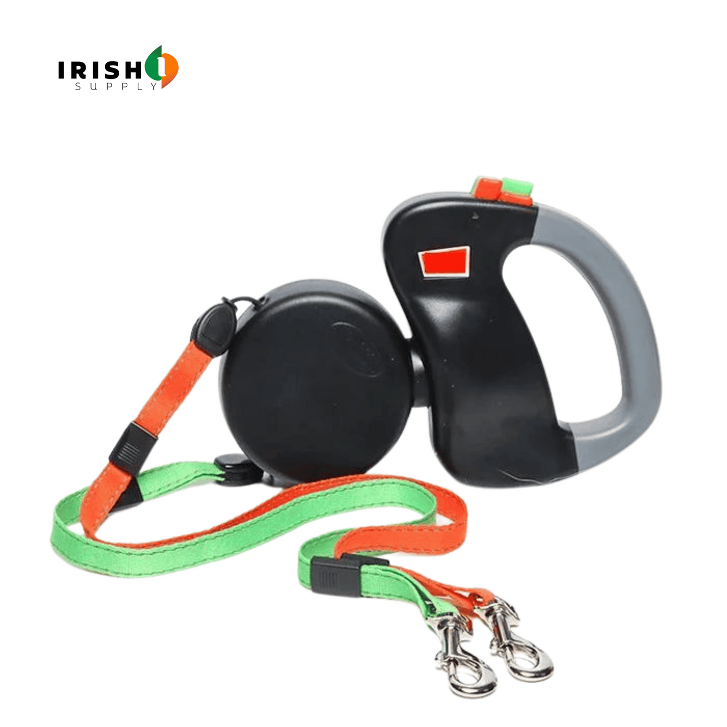 DUALWALK Two Dog Reflective Retractable Pet Leash