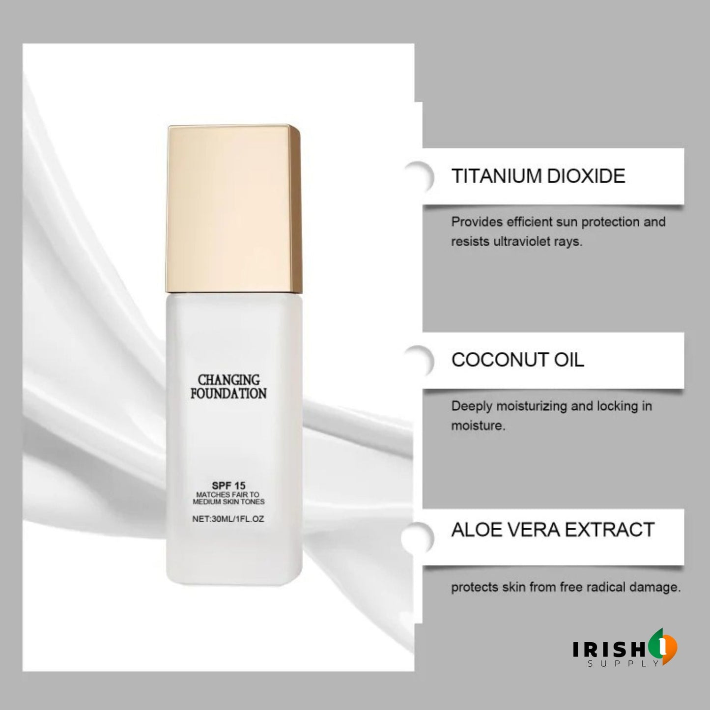 DERMASHIFT Colour Changing Foundation (30mL)