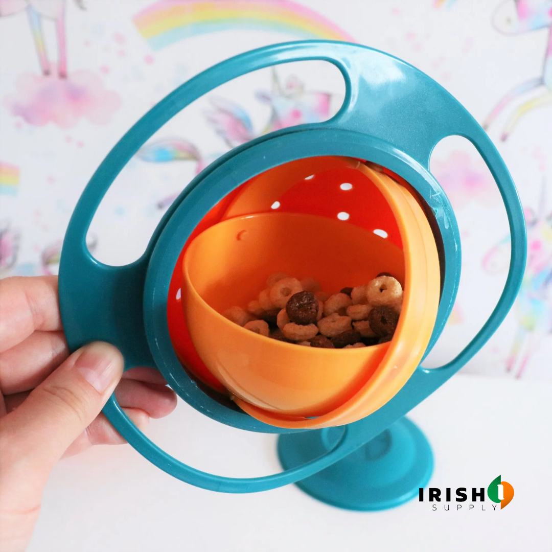 TWISTYTOTS Spill-Proof Gyro Bowl for Kids