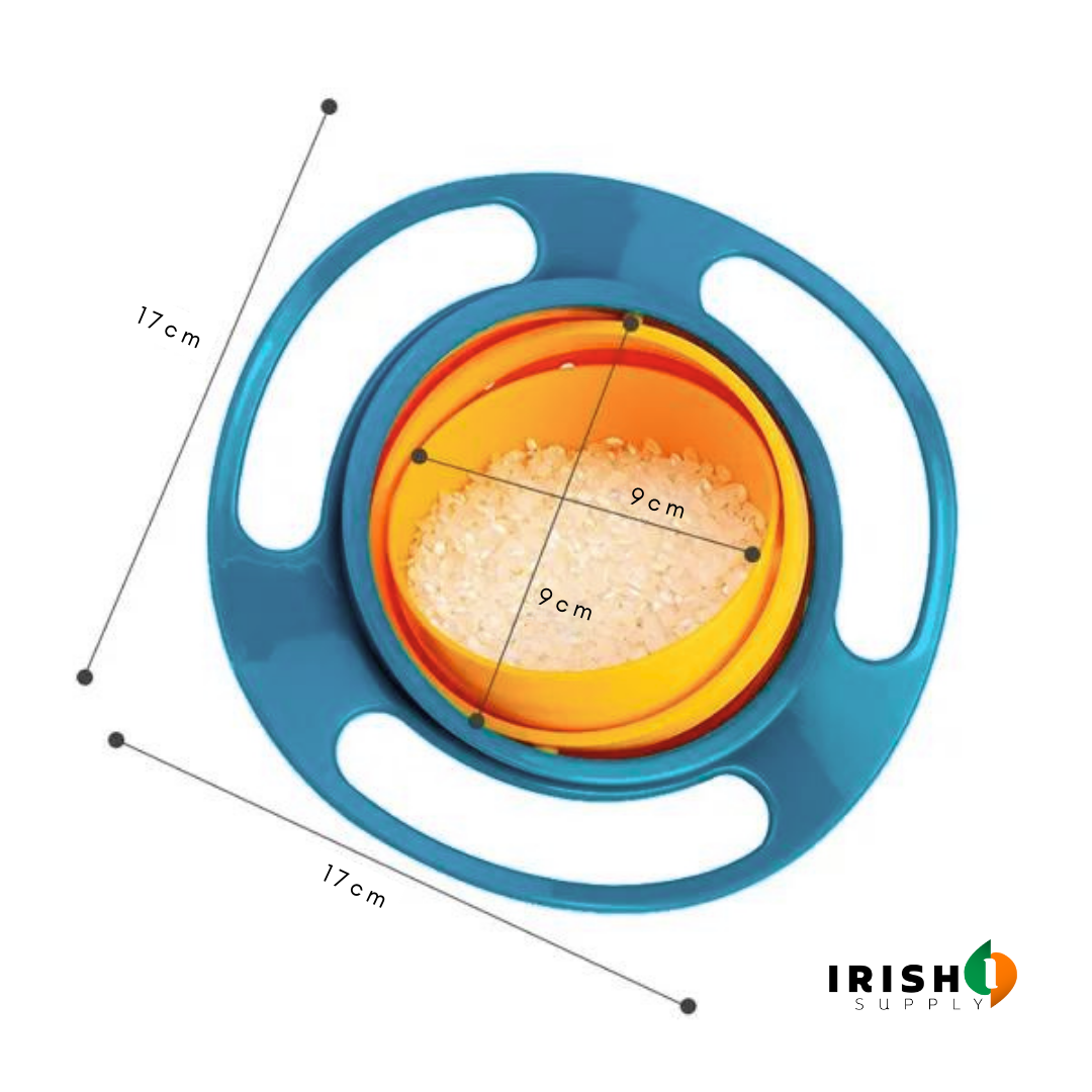 TWISTYTOTS Spill-Proof Gyro Bowl for Kids