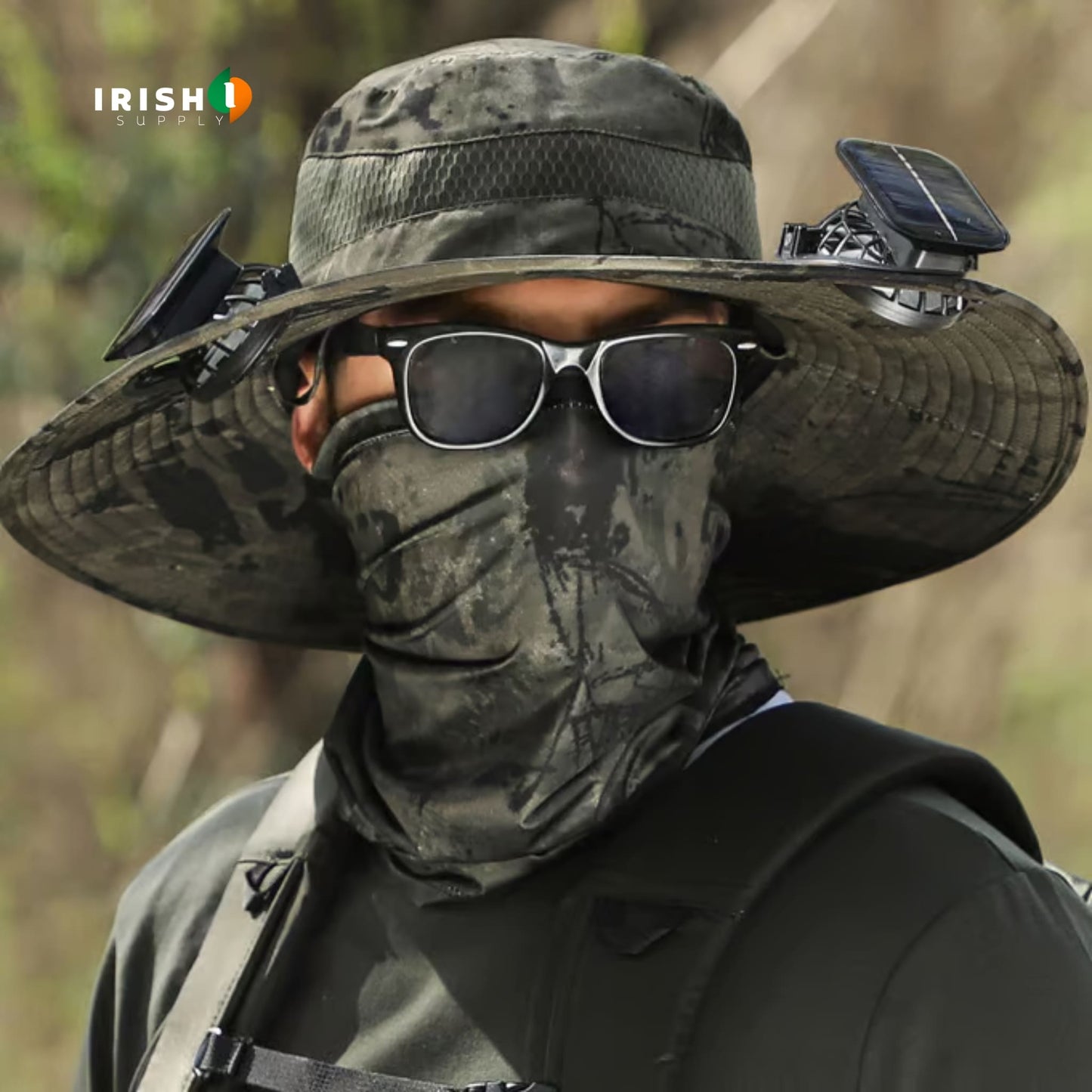 COOLCAPTOR Sun Hat with Solar Fan