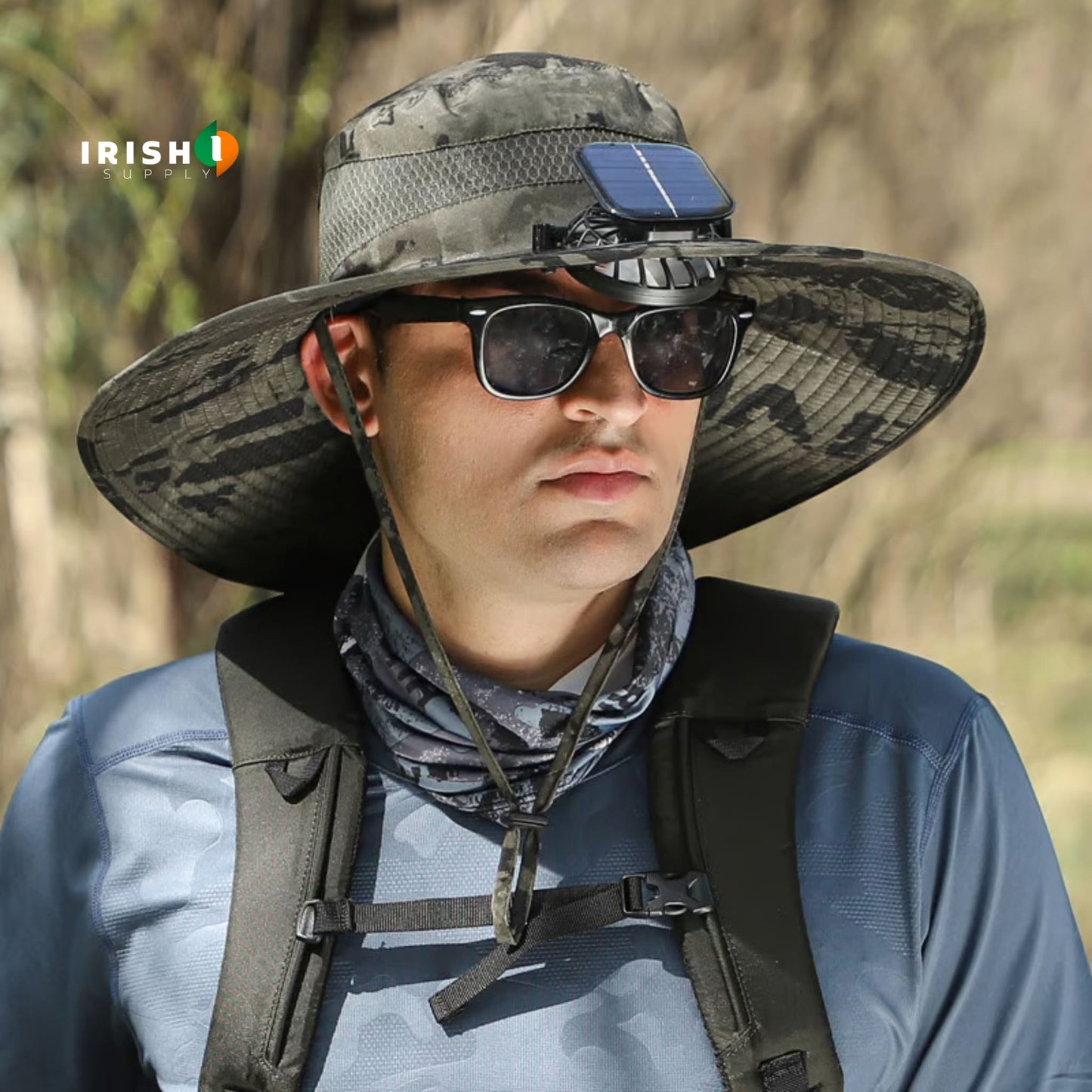 COOLCAPTOR Sun Hat with Solar Fan