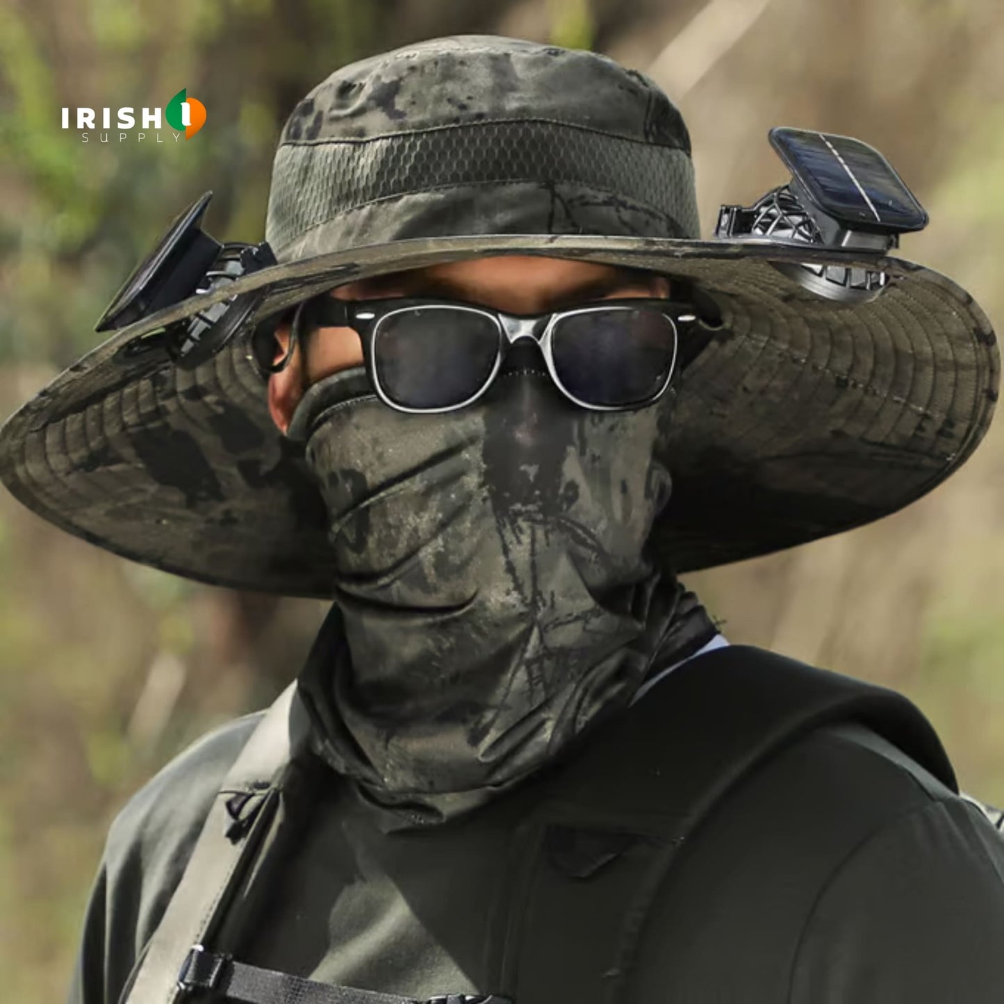 COOLCAPTOR Sun Hat with Solar Fan