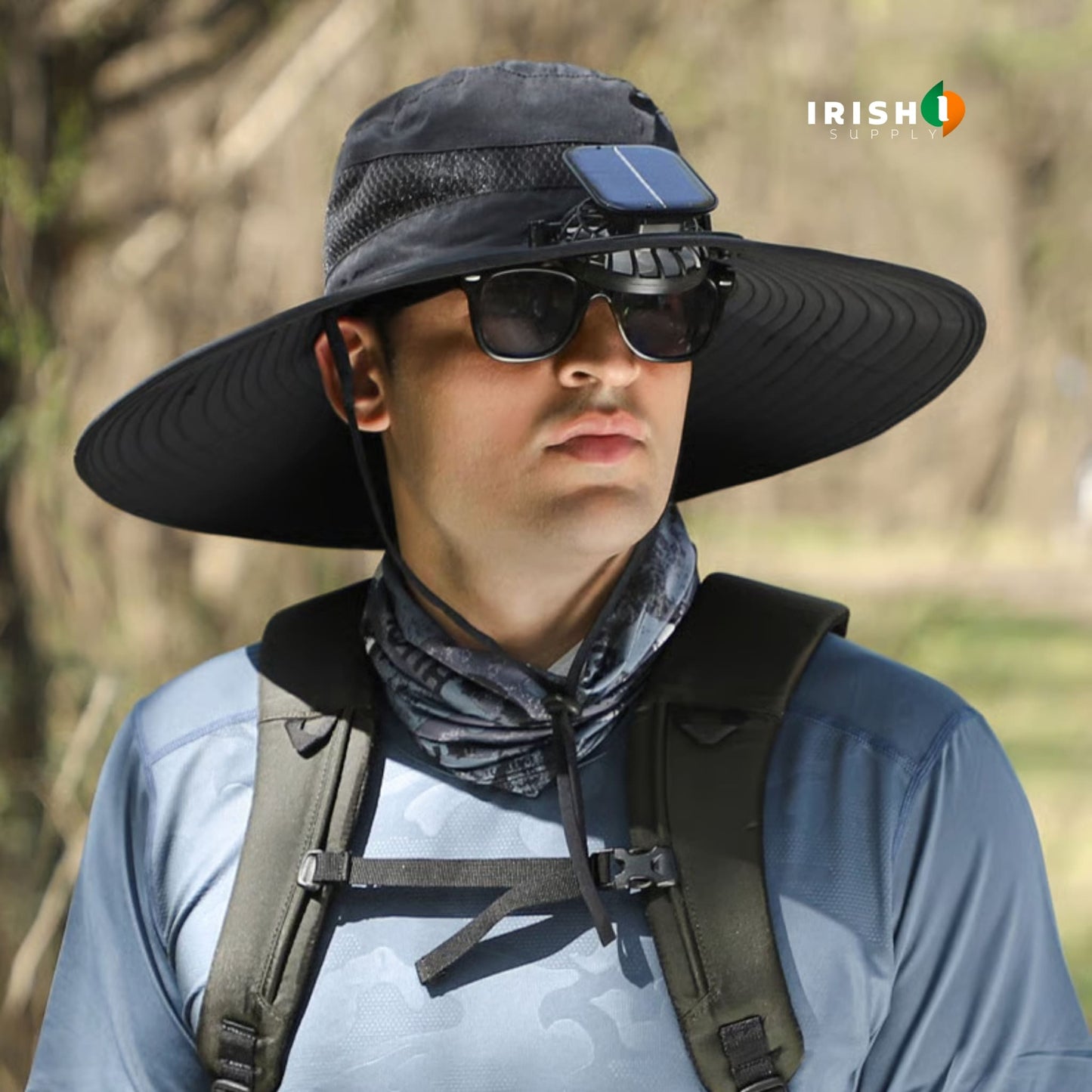 COOLCAPTOR Sun Hat with Solar Fan