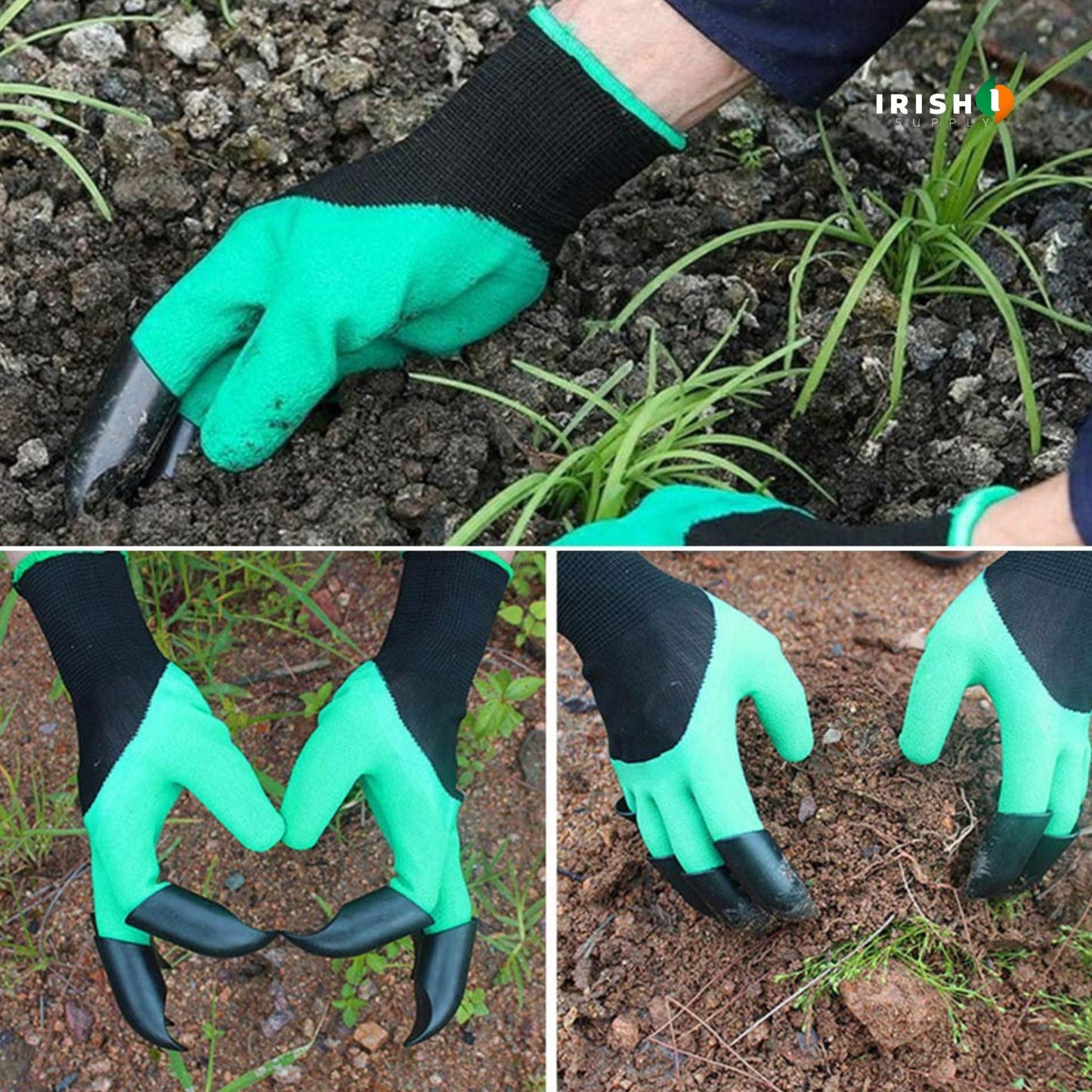 GREENZOR Digging & Planting Claw Gloves