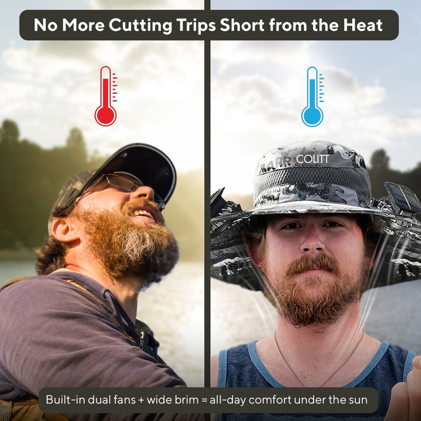 SOMBRERO CON AIRE PROPIO