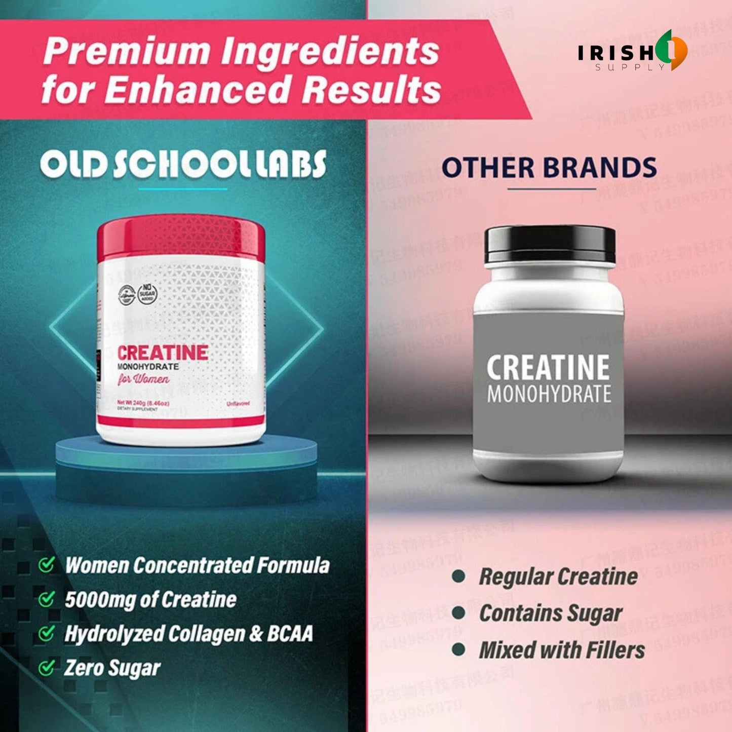 NOVA Women’s Creatine Monohydrate with Collagen (Pure & Unflavored)