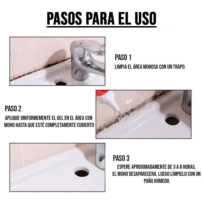 2x1 Gel removedor de moho para el hogar