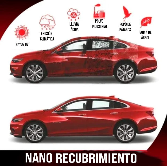 Spray reparador de rayones para automóviles