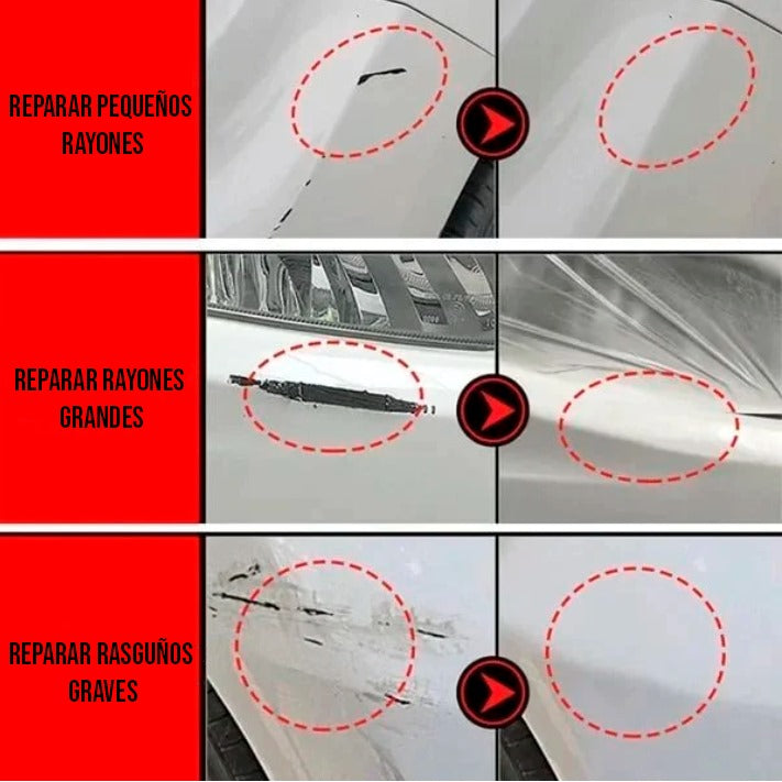 Spray reparador de rayones para automóviles