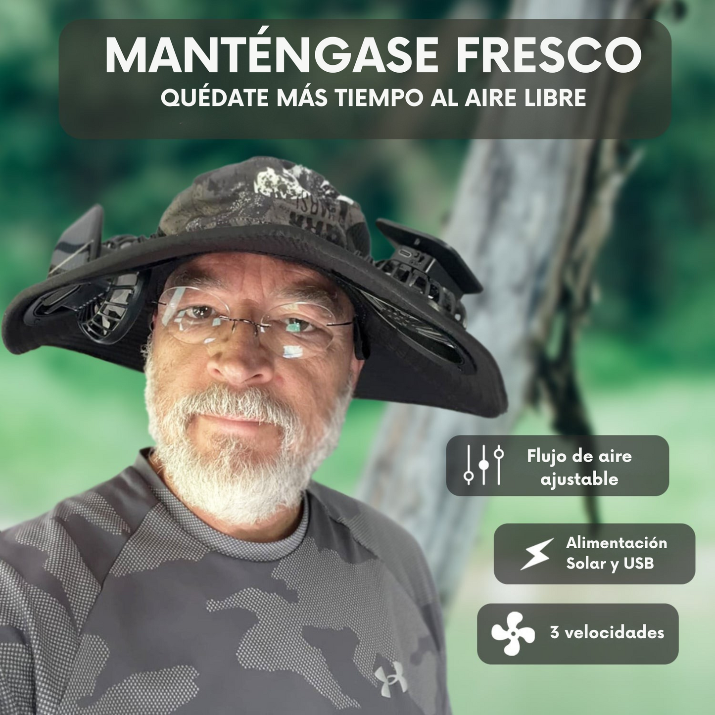 SOMBRERO CON AIRE PROPIO