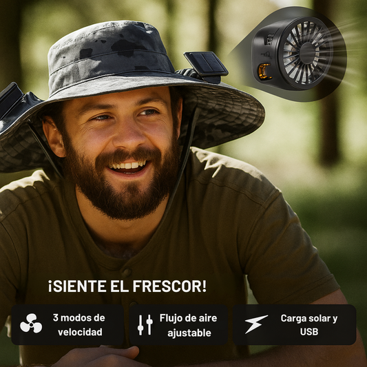 SOMBRERO CON AIRE PROPIO