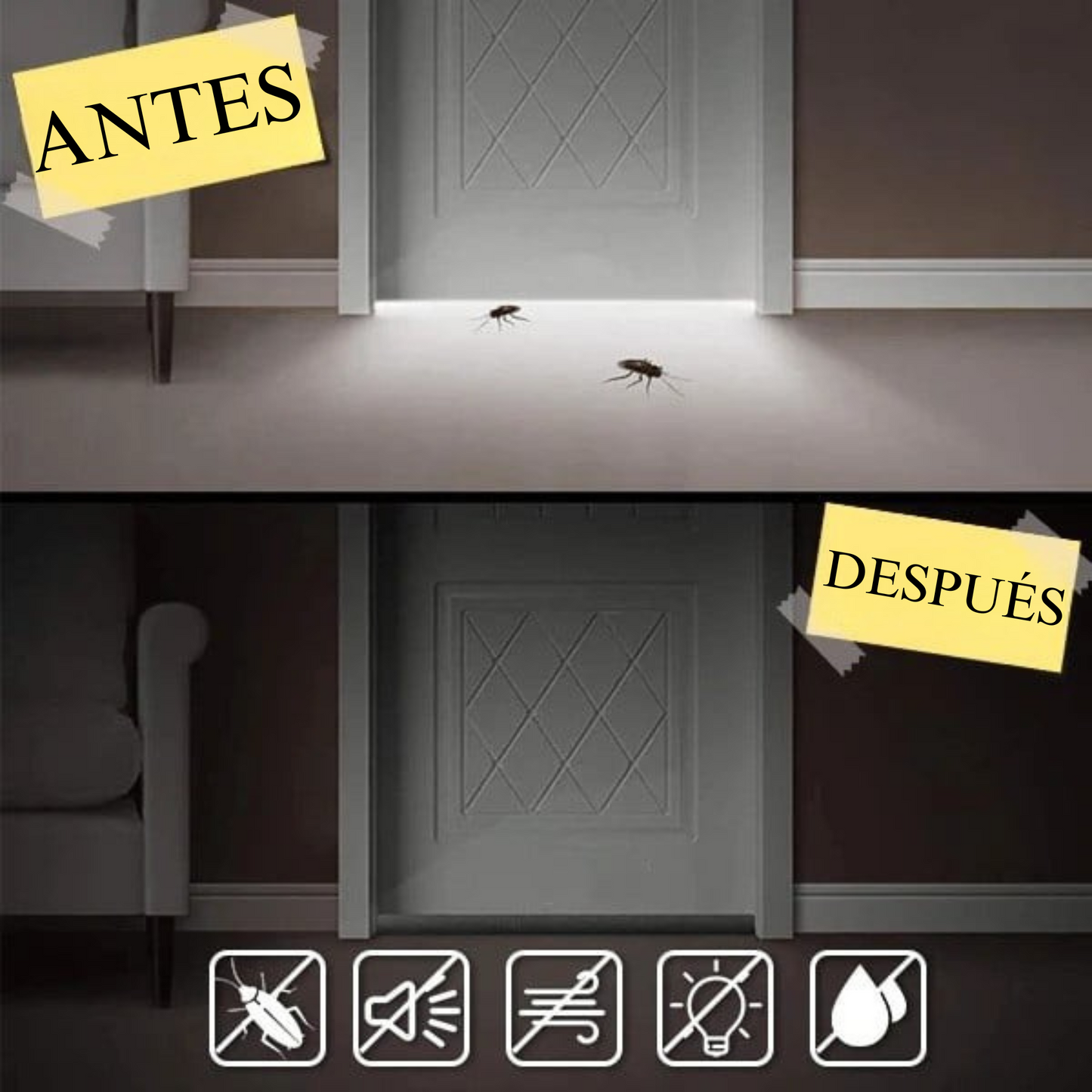 Tira de sellado inferior de puerta (1+1 GRATIS)