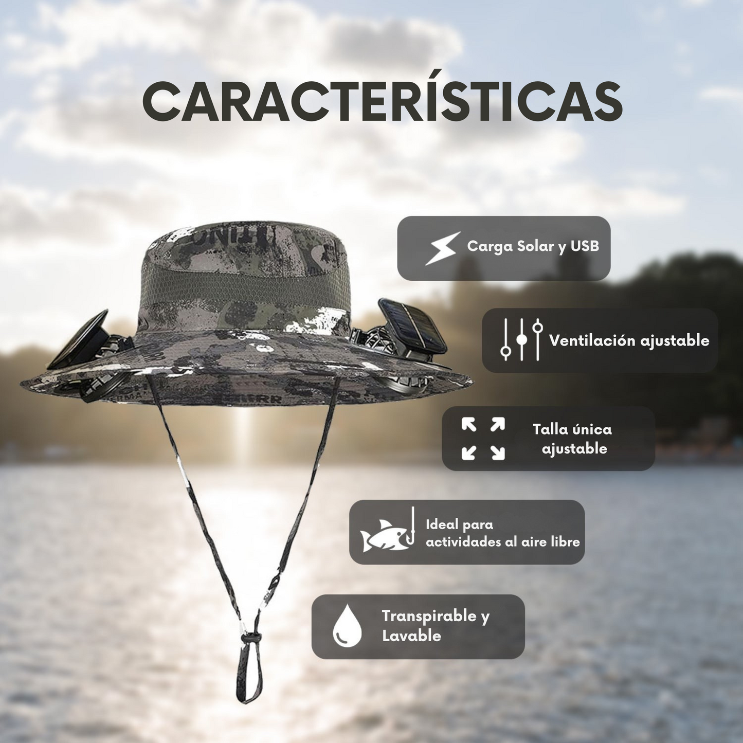 SOMBRERO CON AIRE PROPIO