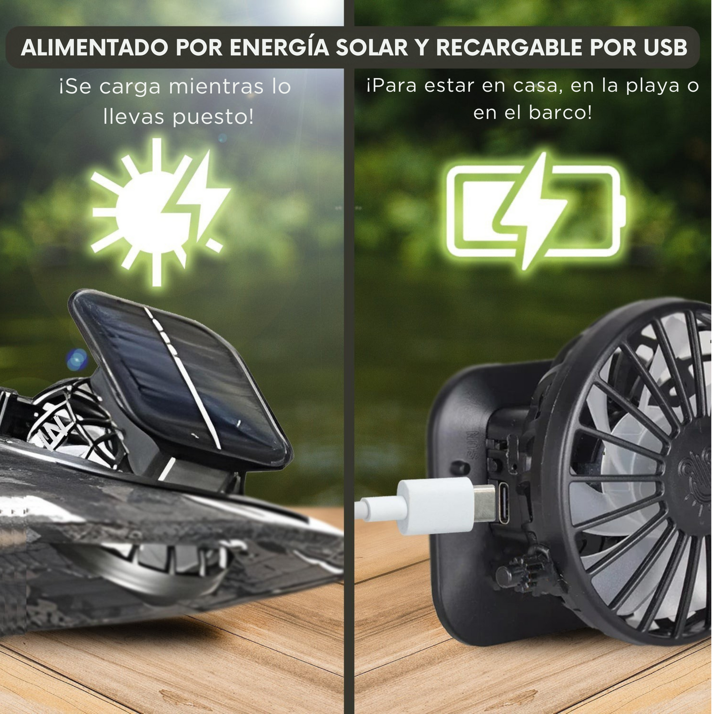 SOMBRERO CON AIRE PROPIO