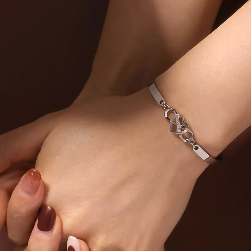 Bracciale amore infinito argento